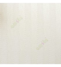Cream color vertical herringbone pattern vertical bold stripes vertical blind